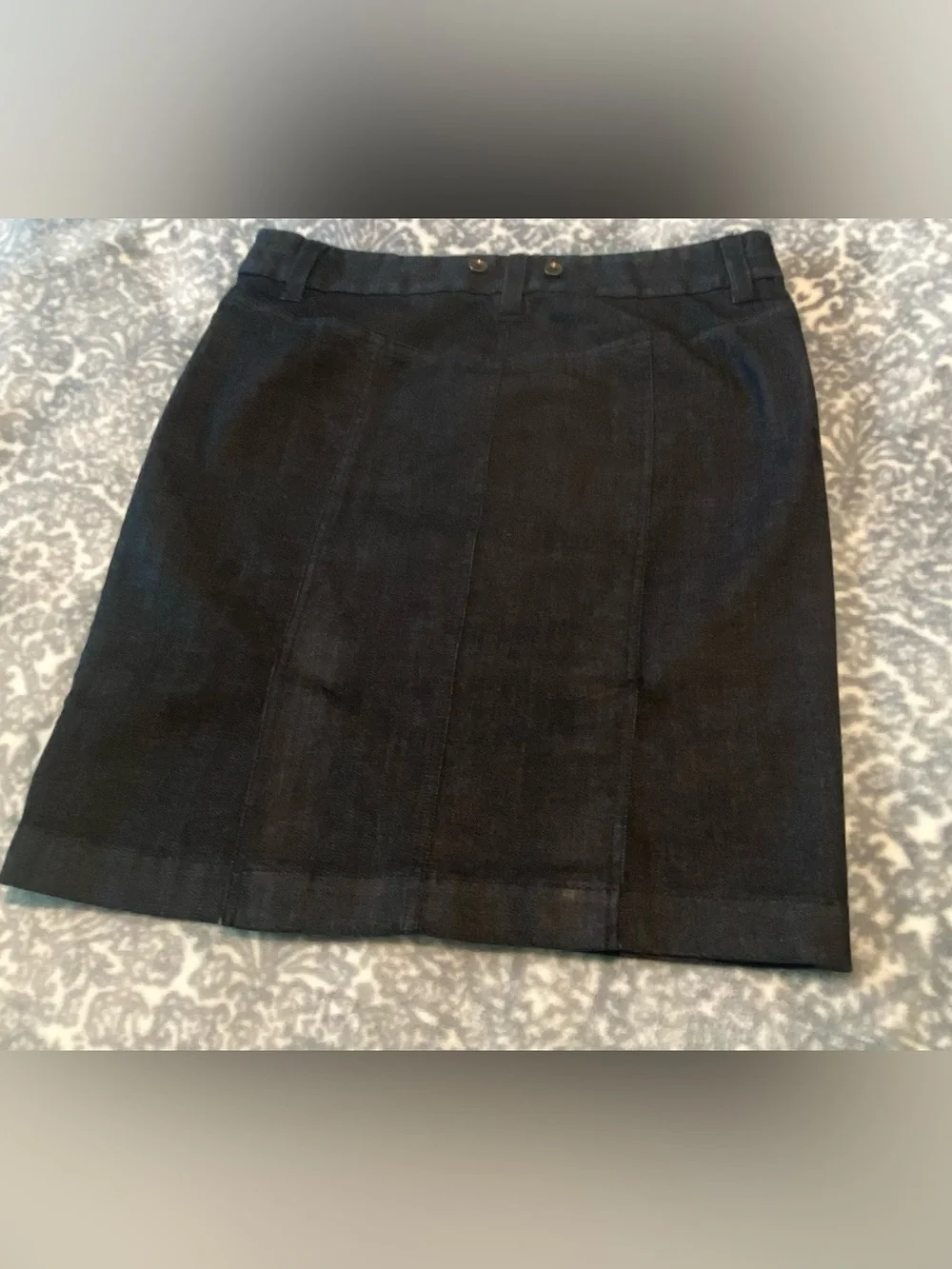 J. Crew Dark Blue Denim Pencil Skirt